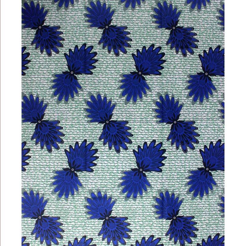 Jn021 African Wax Fabric 100% Cotton Skin-Friendly Ankara Cloth