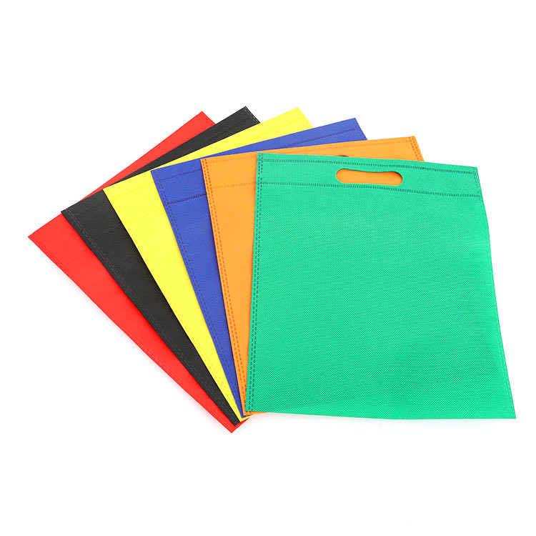 Customized Logo Printed Tote Bag Foldable Reusable Shopping Folding Non Woven Bag