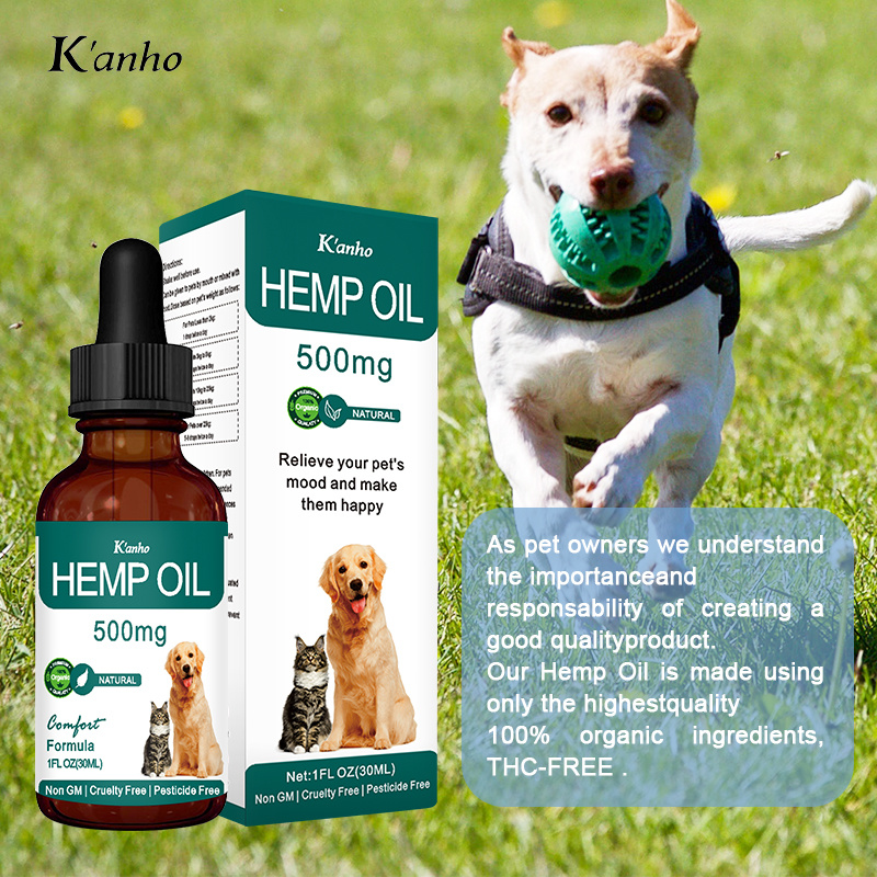 Hotsale 30ml Pet Hemp Seed Oil OEM Hemp Oil Private Label Small MOQ, Essential Oil.