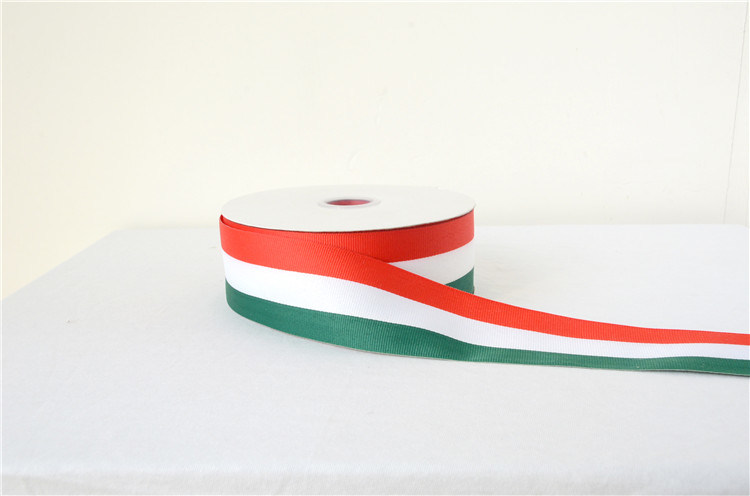 Striped Satin Ribbon Woven for Clothing