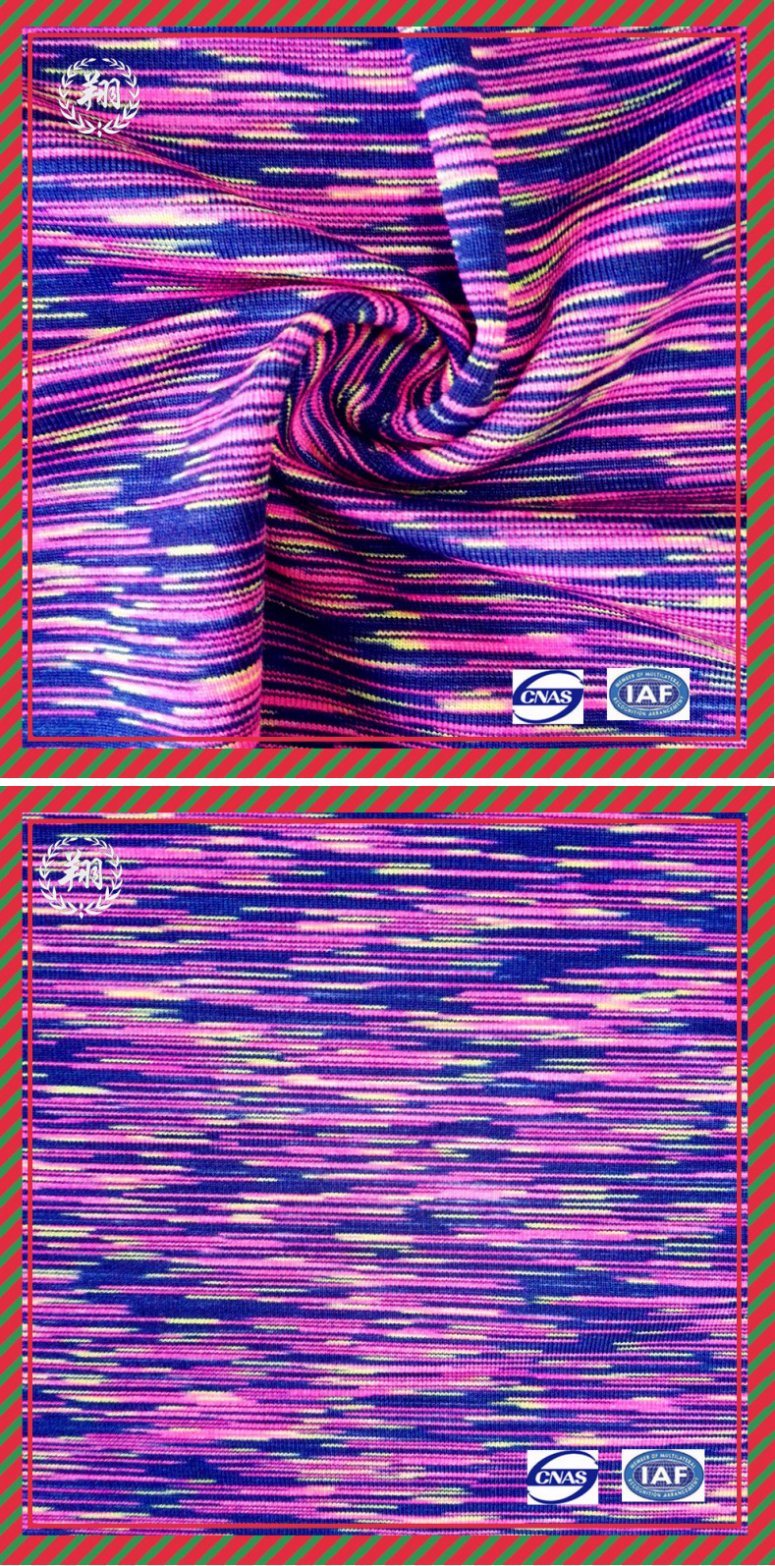 Wholesale Polyester Yarn-Dyed Spandex Fabric for Yoga Wear, Sportswear
