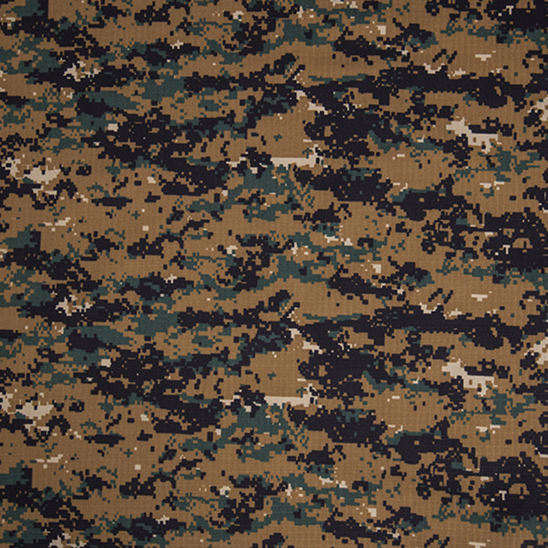 Polyester Cotton Ripstop Waterproof Camouflage Military Fabric