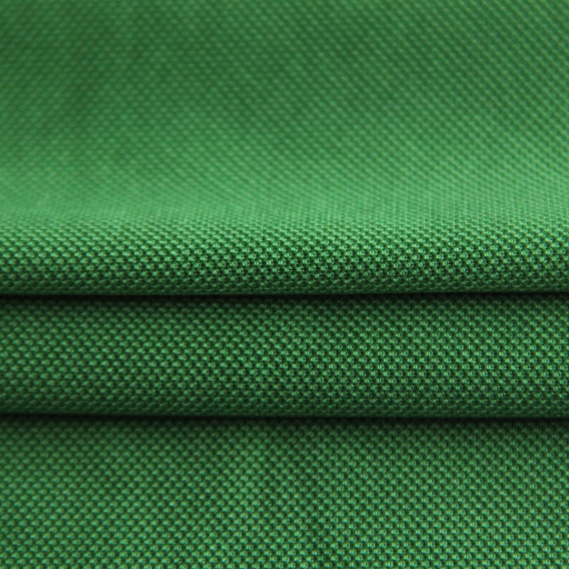 Recycle Polyester&Spandex High Stretch Knit Cotton Like Pique Fabric for Sportswear/Garment/Apparel/Clothes