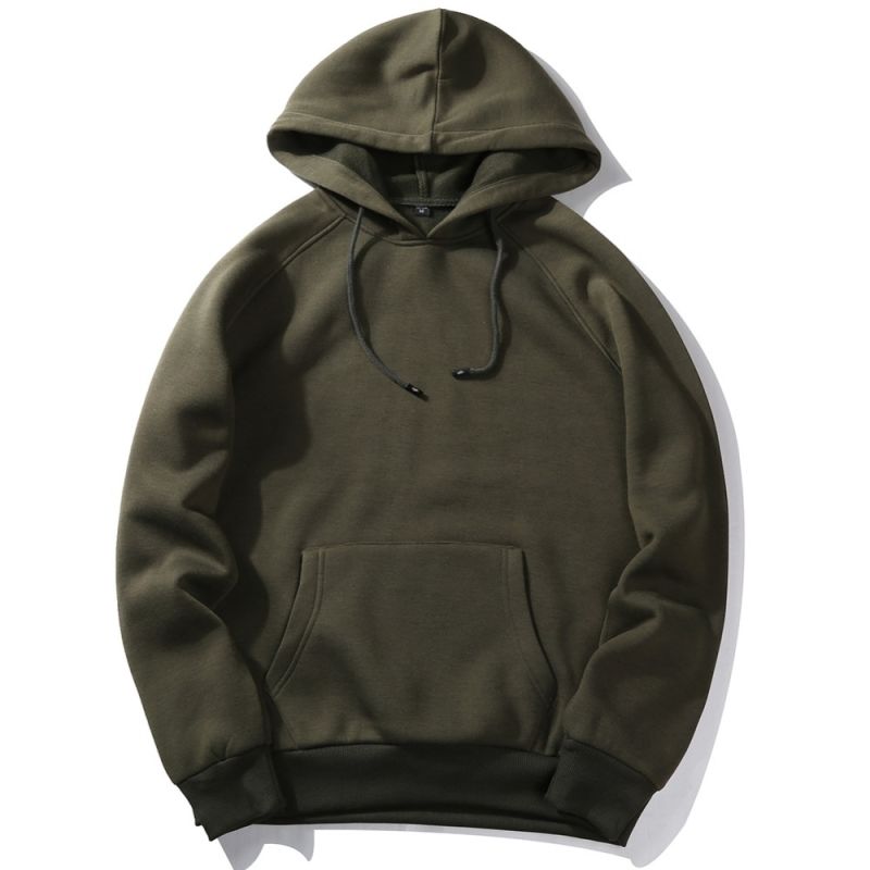 Hot Sale Mens Pullover Hoodie with 100% Polyester Fabric Plain Hoodie
