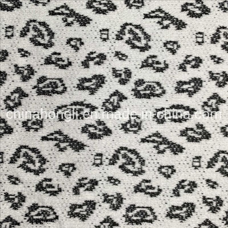 Hacci Jacquard Knitting Fabric 100%Polyester 257GSM for Sweater