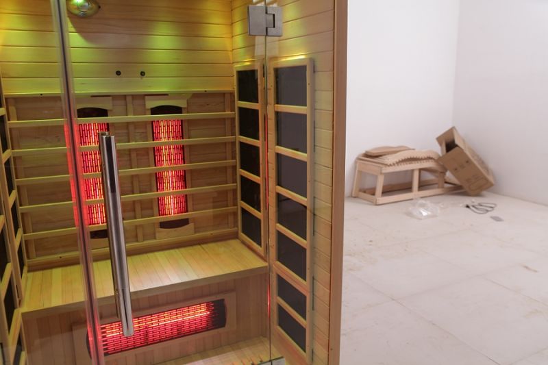 Low Emf Two Person Far Infrared Sauna Room Sale