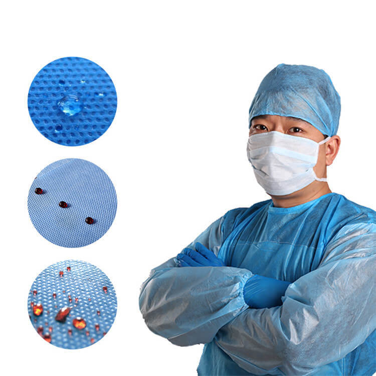SMS Medical Fabric Non Woven Fabric 100% Polypropylene