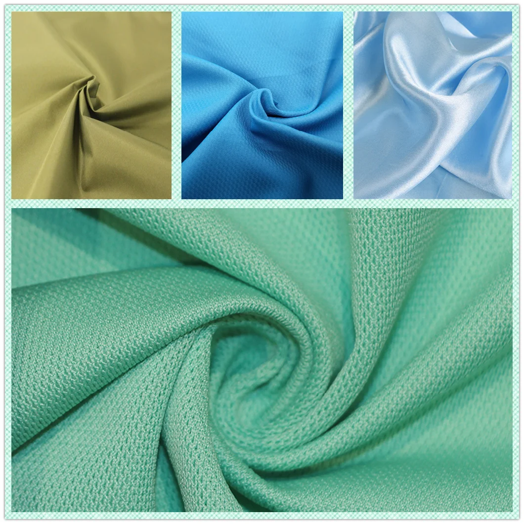 190t 210t 100% Polyester Fabric Polyester Taffeta PU 3000mm Water Pressure Coated Fabric