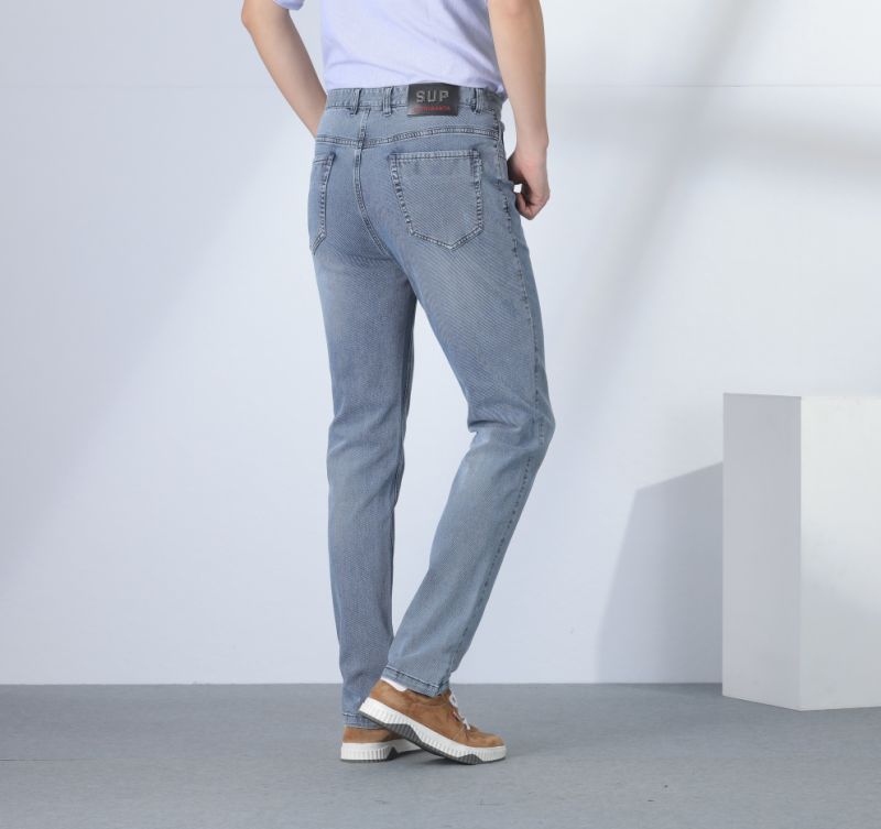Newest Epusen 2020 High Quality Denim Pants Man Trousers