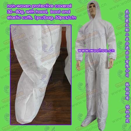 Disposable Non-Woven Protective Gown, Non-Woven Disposable Protective Gown