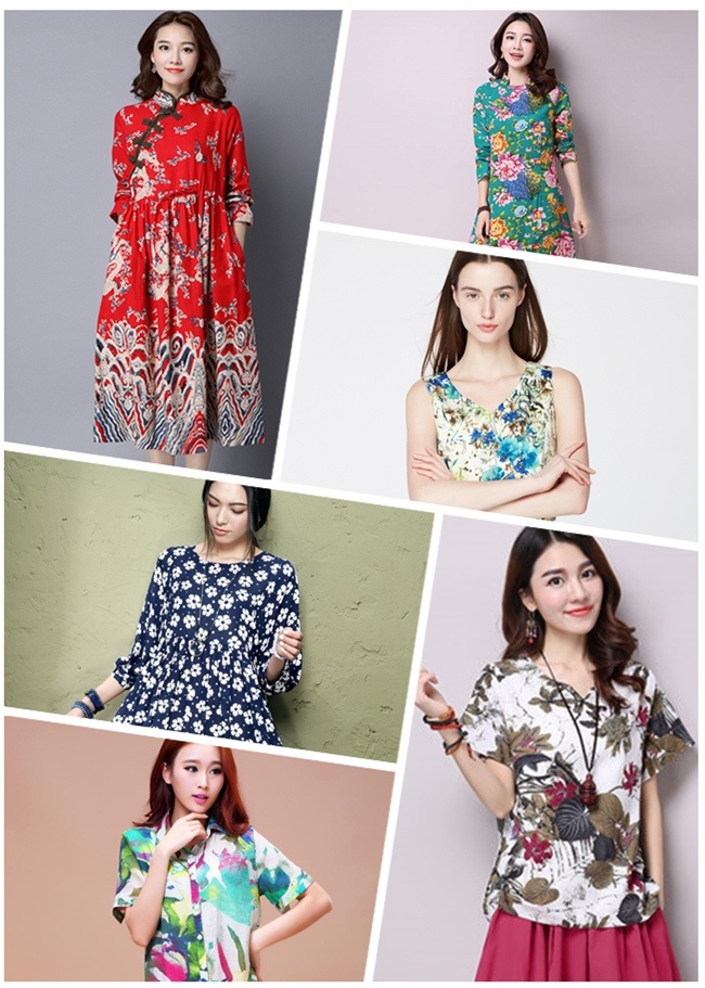 Premium Home Textile Printed Dress Cotton Fabric (DSC-521)