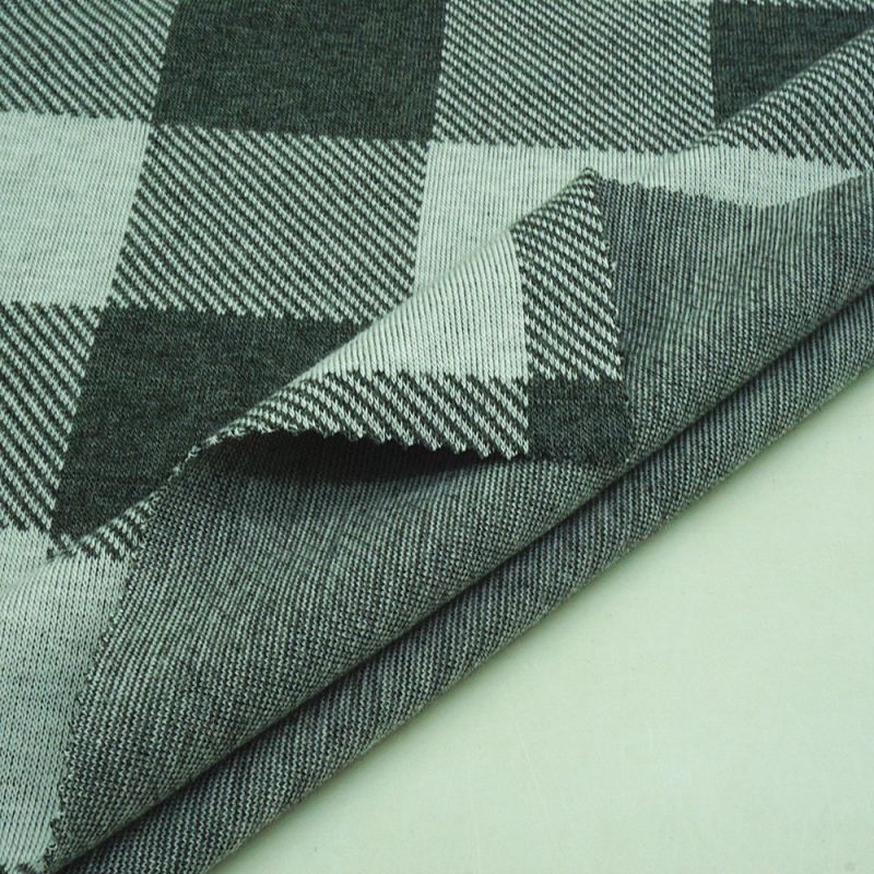 Fabric, Jacquard, 70%Polyester 25%Rayon 5%Spandex Knitting Fabric #Hlj20007