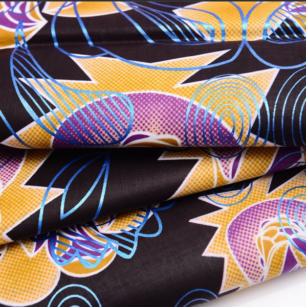 Printed Wax Fabric 100% Cotton Fabric a Quality for Garments