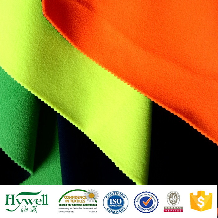 Woven Stretch Laminated Fleece Lining for Winter Jacket Softshell Fabric