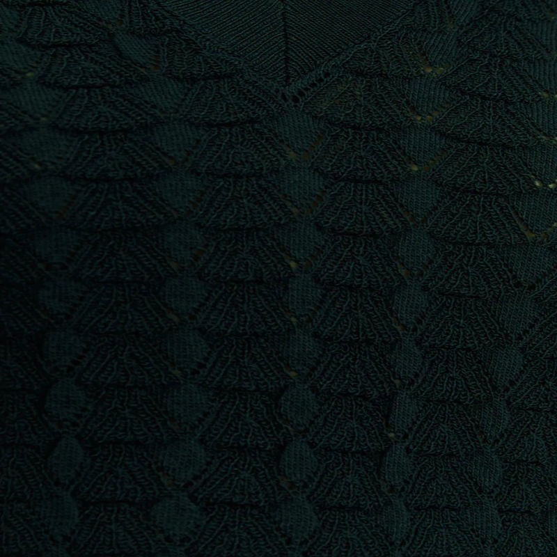 Black Knitted Vest Sleeveless Sweater