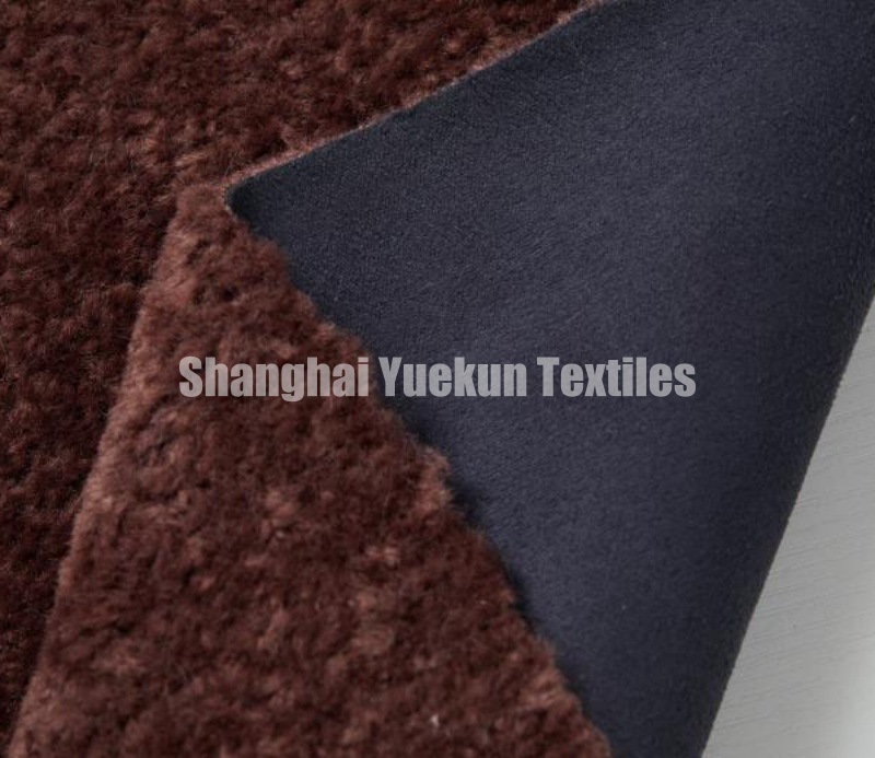 Faux Fur Fabric Bonded Suede Sherpa Suede Microfiber Fabric