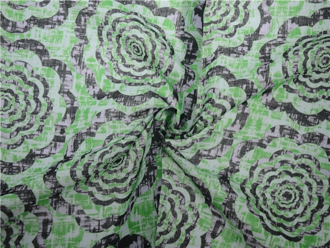 Ramie Cotton Printed Fabric (DSC-4168)