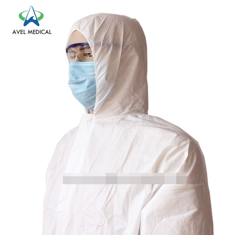 Disposable Coverall Non Woven Protective Suit Protective Isolation Gown