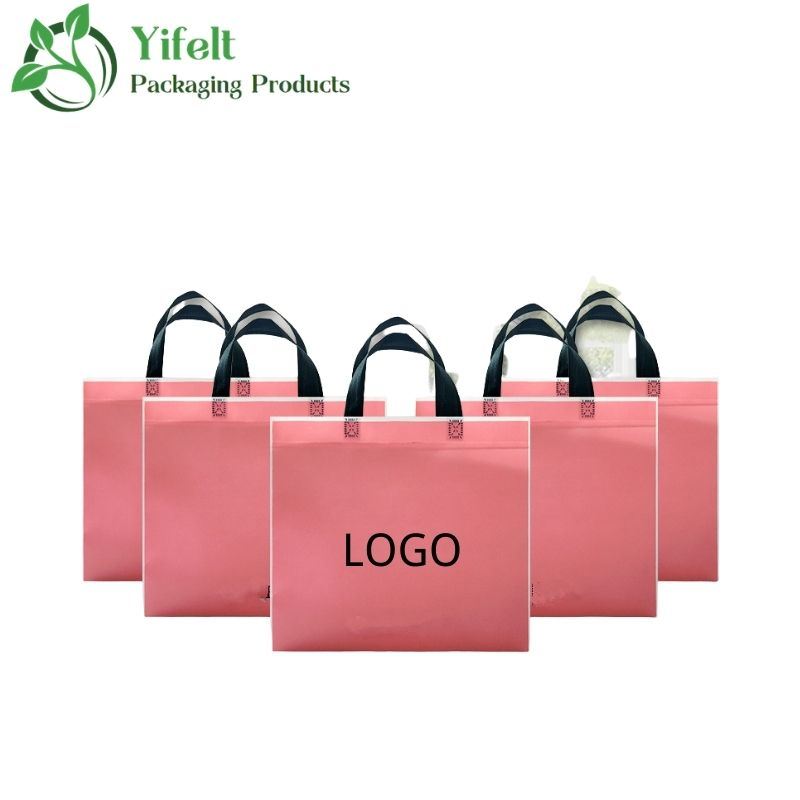 Hot Selling Promotional Customized Logo Printed Foldable Reusable Shopping Tote Non Woven Bag