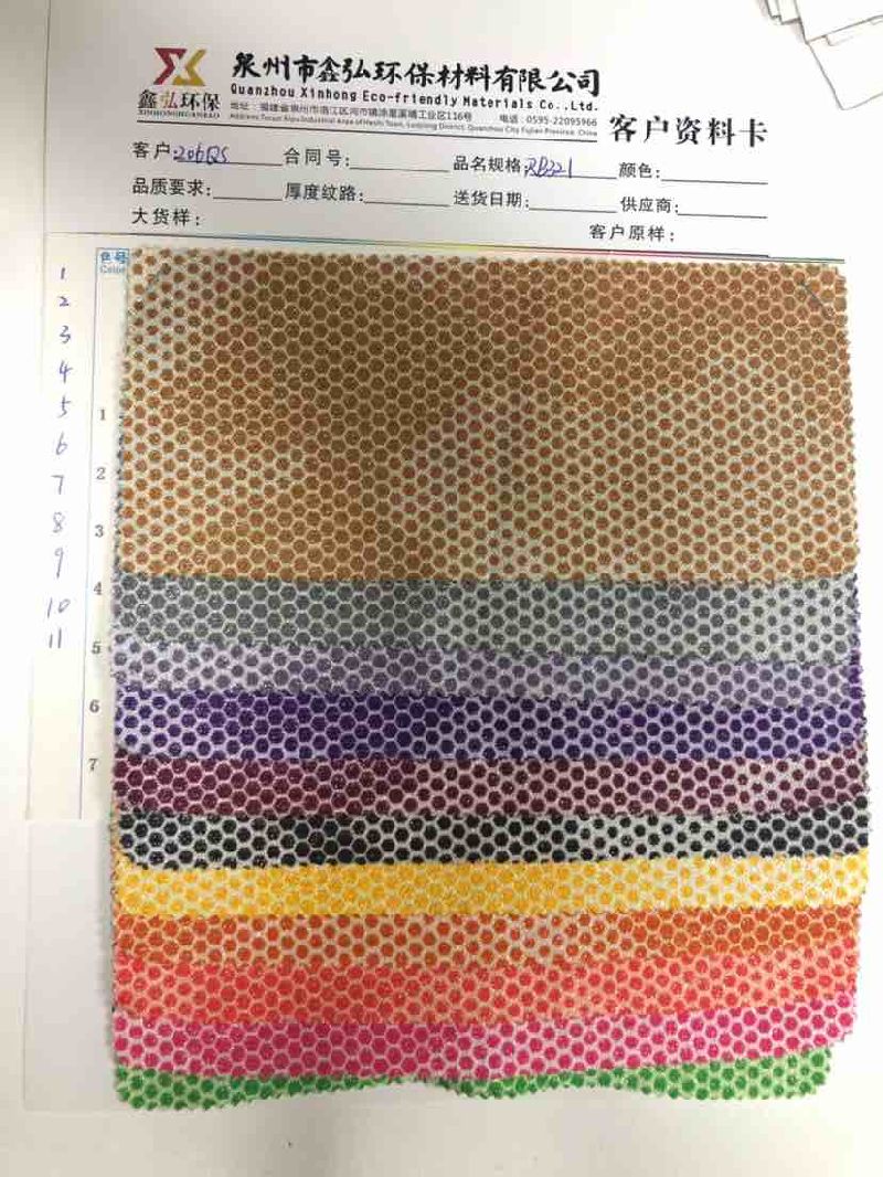 Rb221 New Design Fashion Polyester Oxford Fabric PVC/PU Polyester Twill Fabric
