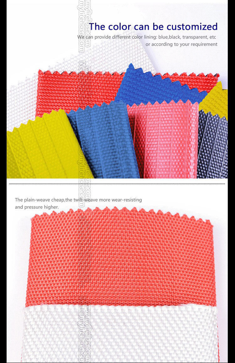 Fabric Ageing Resistance Cotton Canvas Fire Hose Price