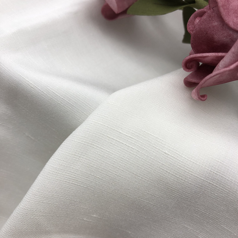 New Arrival Tencel Linen Interwoven Pfd Fabric for Summer Printing and Garment Dyeing Well Selling