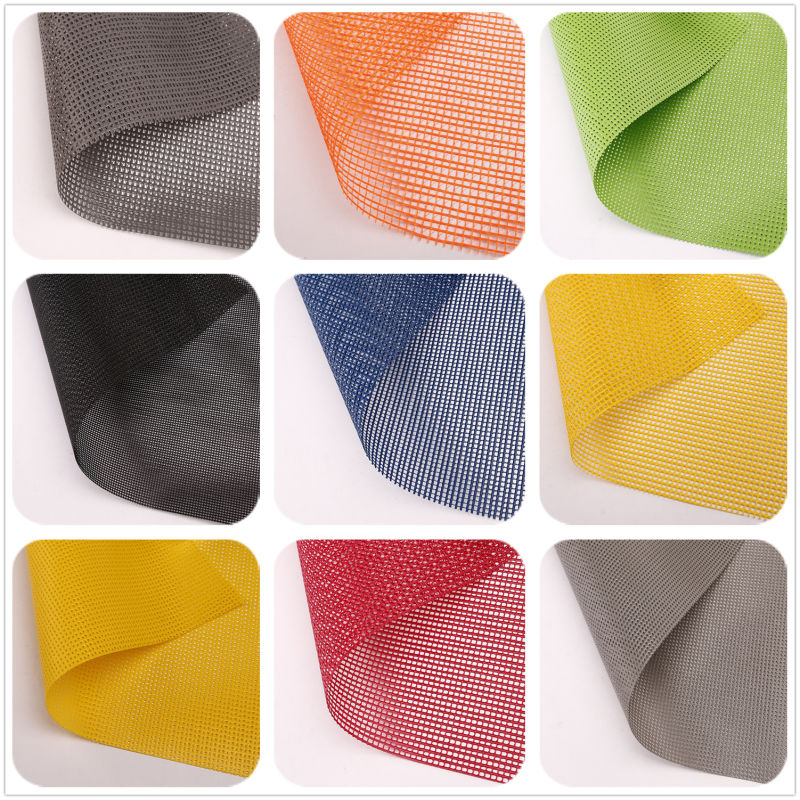 PVC Mesh Fabric PVC Coated Polyester Mesh, Outdoor Safety Fabric