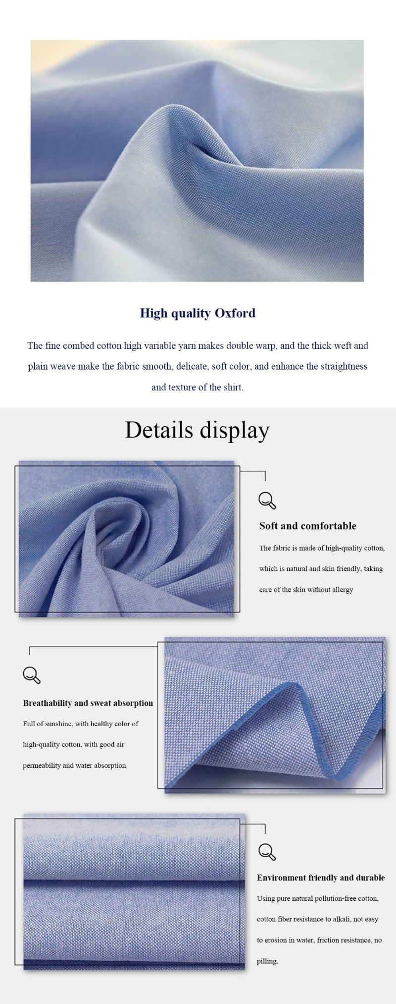 Oxford Fabric Fabric Cotton Poplin Fabric Modern Design Oxford Fabric 100% Cotton Poplin Fabric