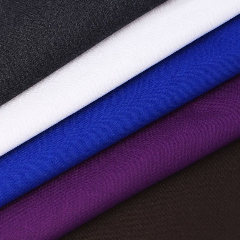 Polyester Rayon Fabric T/R 75/25 Woven Fabric Twill Soft Shirt Dress Fabric Textile