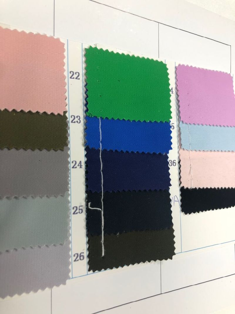 Rb416 Polyester Oxford Fabric PVC/PU Polyester Twill Fabric