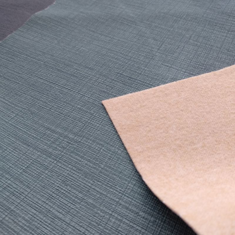 Fabric Like Artificial Faux Synthetic PU Leather for Contract Upholstery Fabric -D015