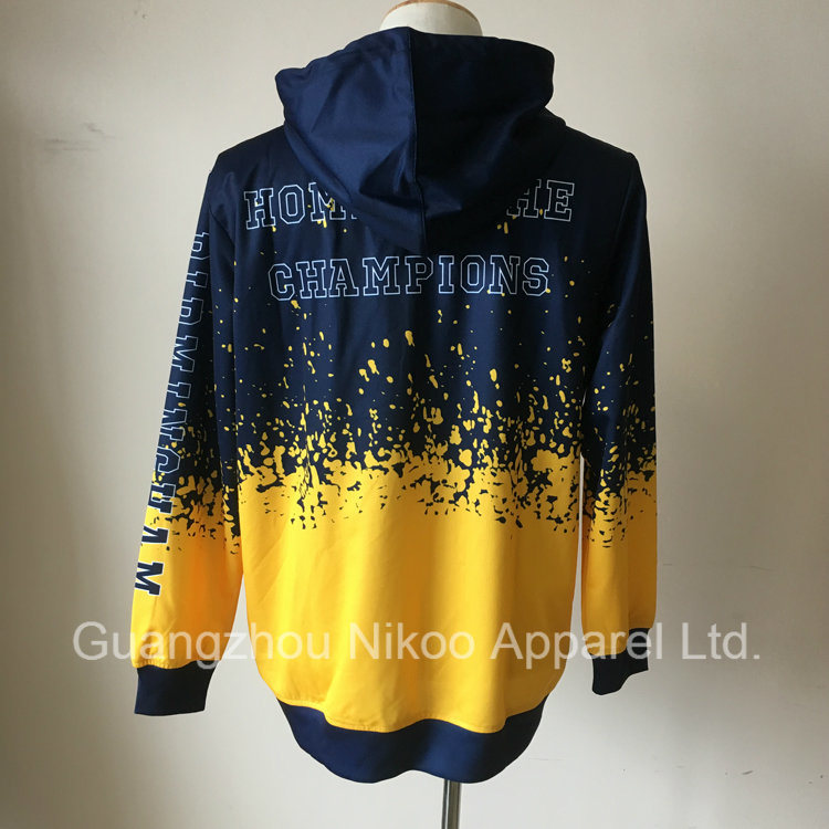 Breathable Thin Fabric Sublimated Pullover Hoodie