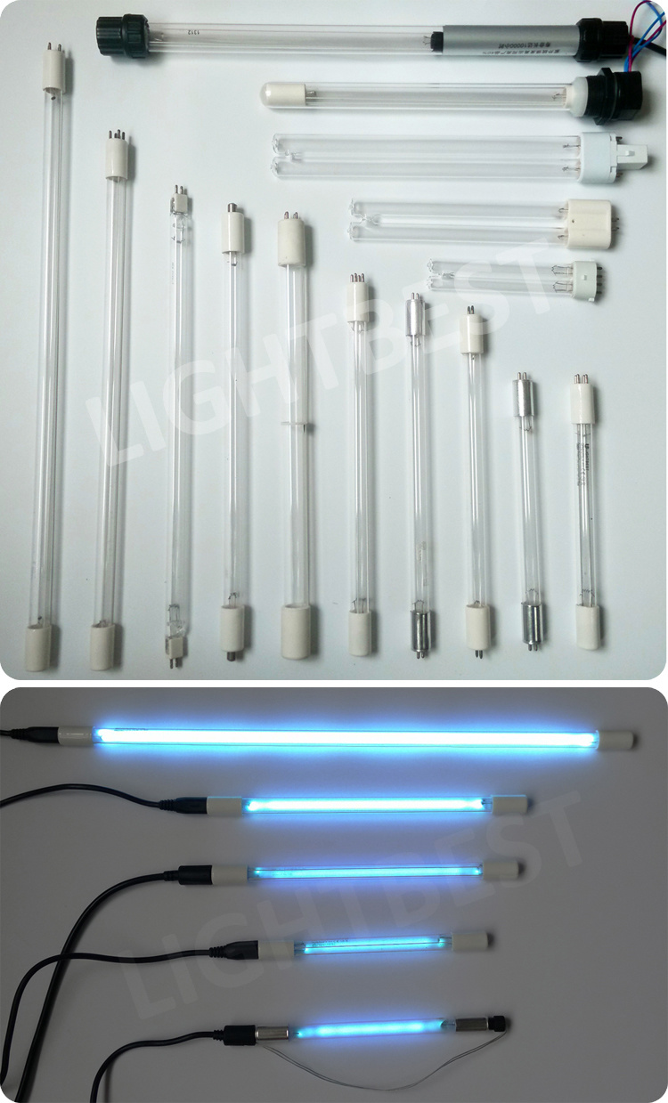 2pin 48W 800mA Gho436t5l High Output UVC Lamp 254nm for UV Sterilizers Germicidal UV Light