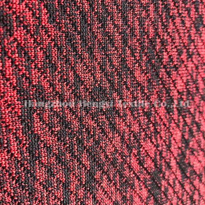 Twill Line Black and Red Mixed Fabrics
