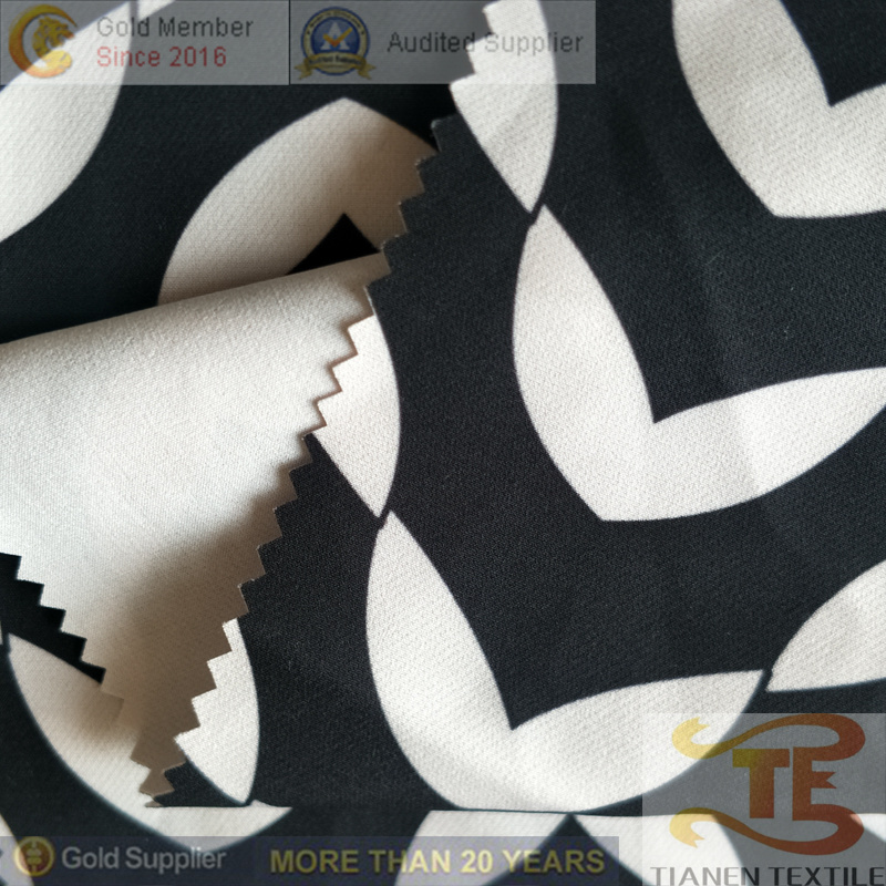 Double Layer Poly Spandex Fabric Print for Outdoor Jackets