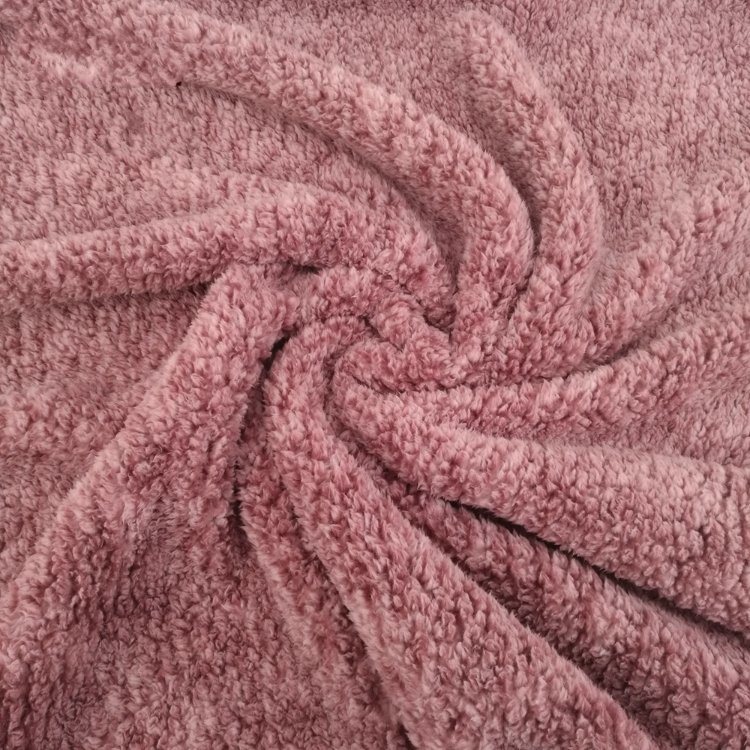 Melange Yarn Sherpa Fleece Fabric