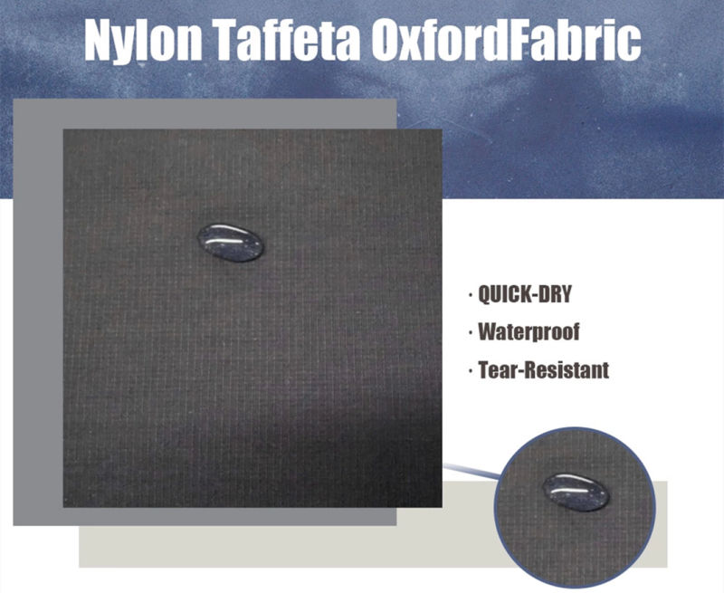 310t Full Dull Ripstop Nylon Fabric Recycle Nylon Fabric for Jackets
