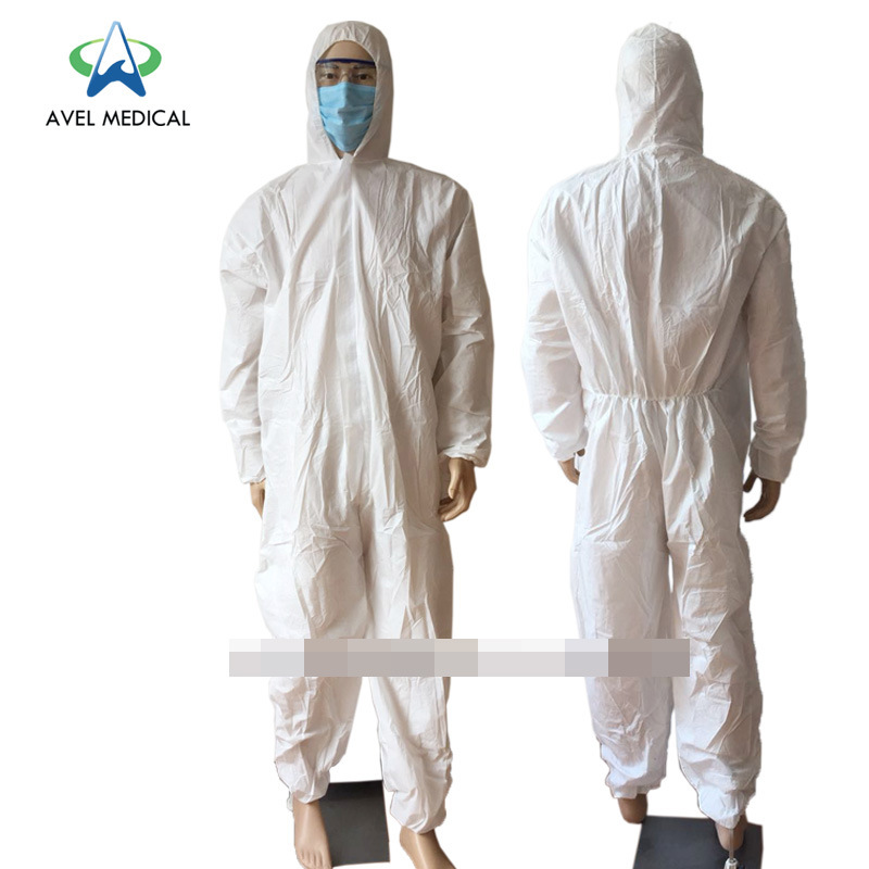 Disposable Coverall Non Woven Protective Suit Protective Isolation Gown