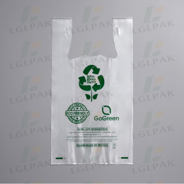 Printed Plastic Carrier Bags with Customized Designs
