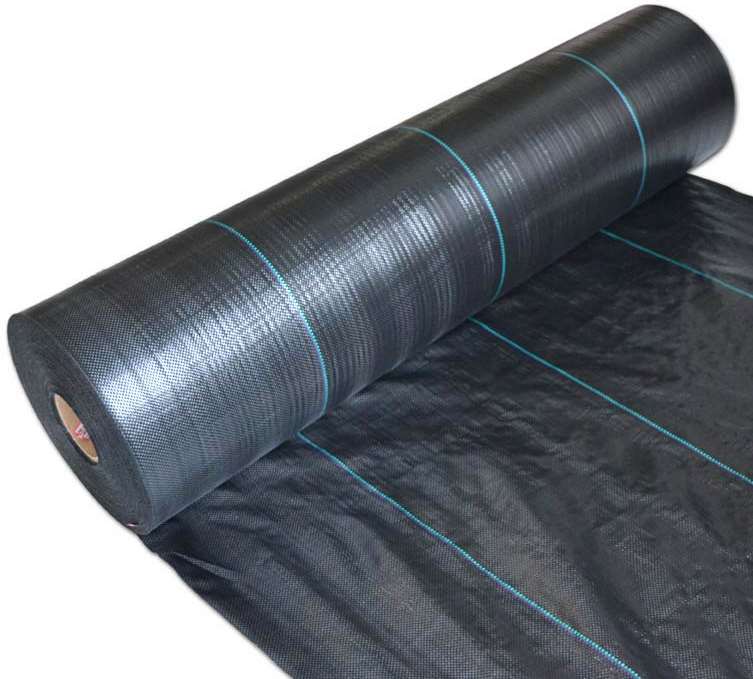 100GSM 2X100m Woven PP Weed Control Mat, PP Woven Fabric, Ground Cover, Anti Grass Cloth