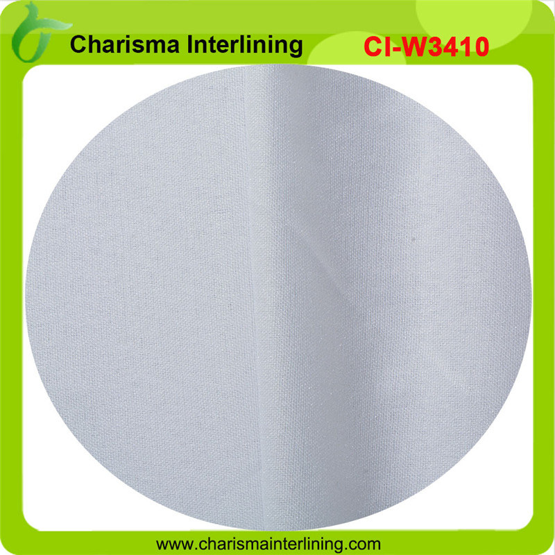 Colorful 20GSM Fashion Polyester Factory Fusible Interlining Fabric