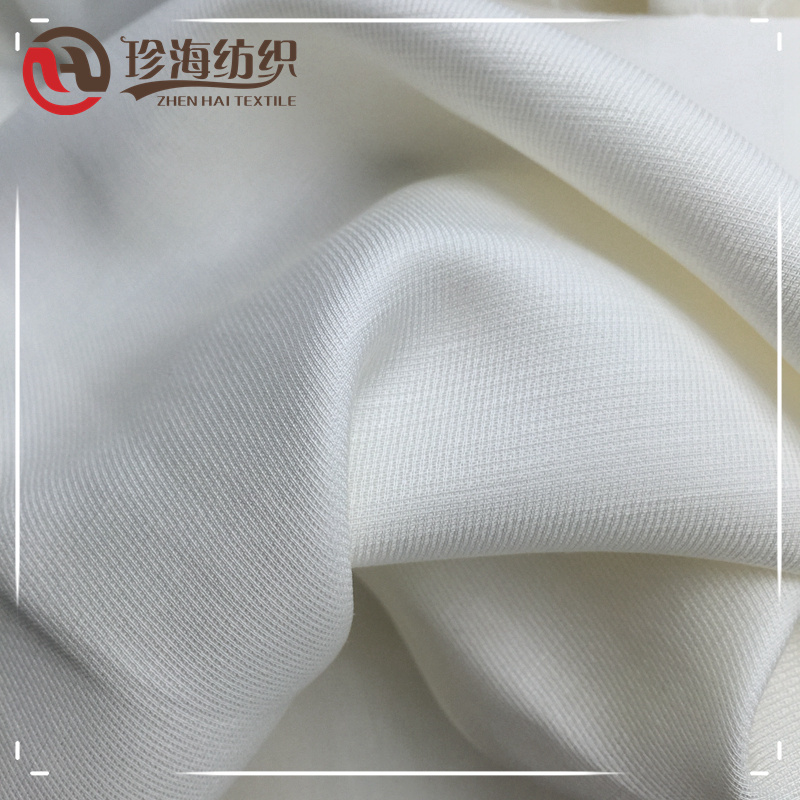 Artificial Silk Linen Interwoven White Fabric for Digital Print and Garments