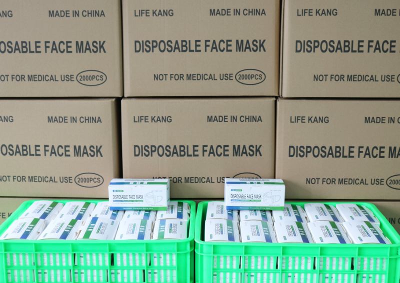 Facial Mask/Melt-Blown Fabric Protective Mask/Three Layer Protective Mask
