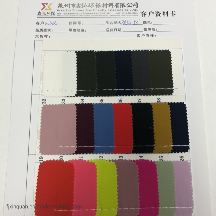 Rb 518 Polyester Oxford Fabric PVC/PU Polyester Twill Fabric