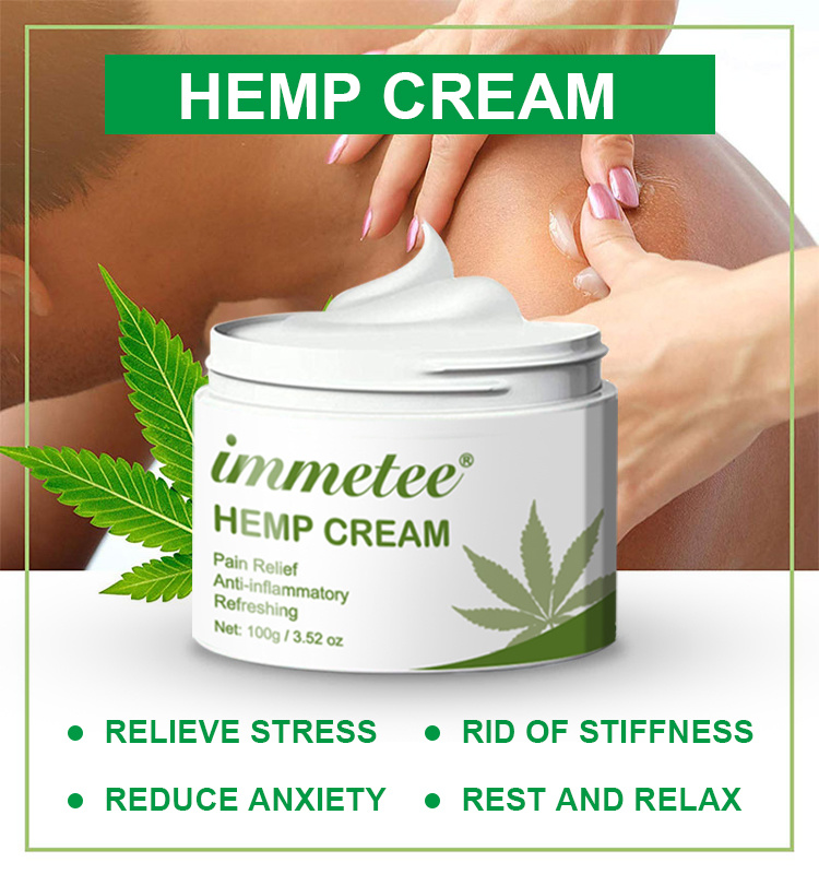 Private Label Hemp Cream Organic Cbd Hemp Oil Hemp Pain Relief Cream