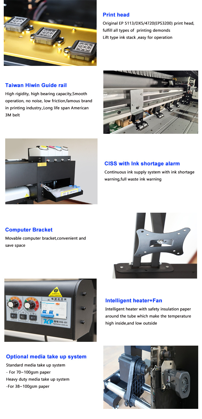 5113 Printhead Sublimation Large Printer Machine for Rayon Fabric