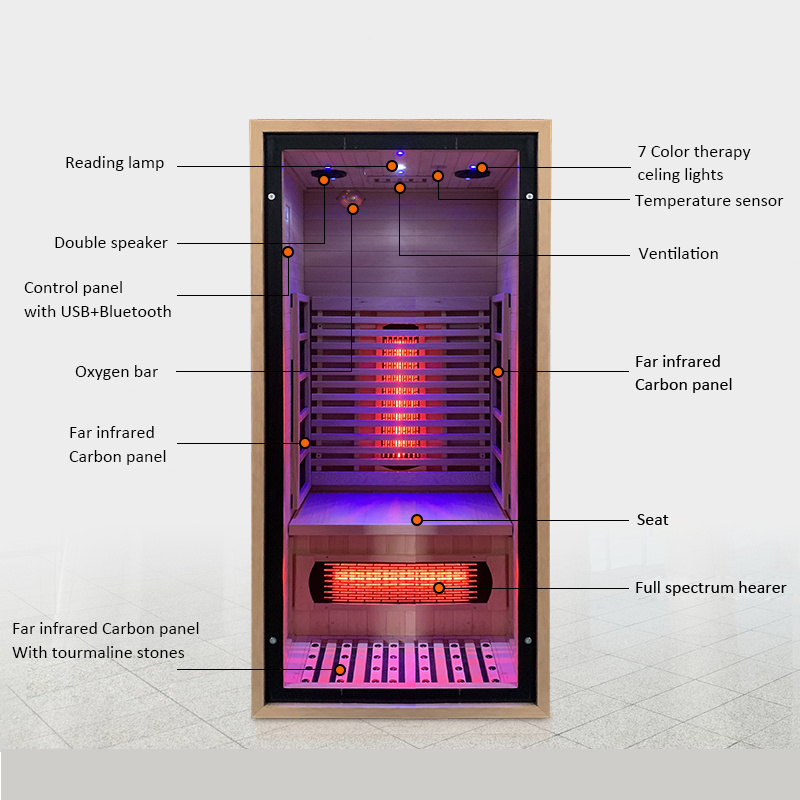 Full Spectrum Low Emf Far Infrared Sauna Room