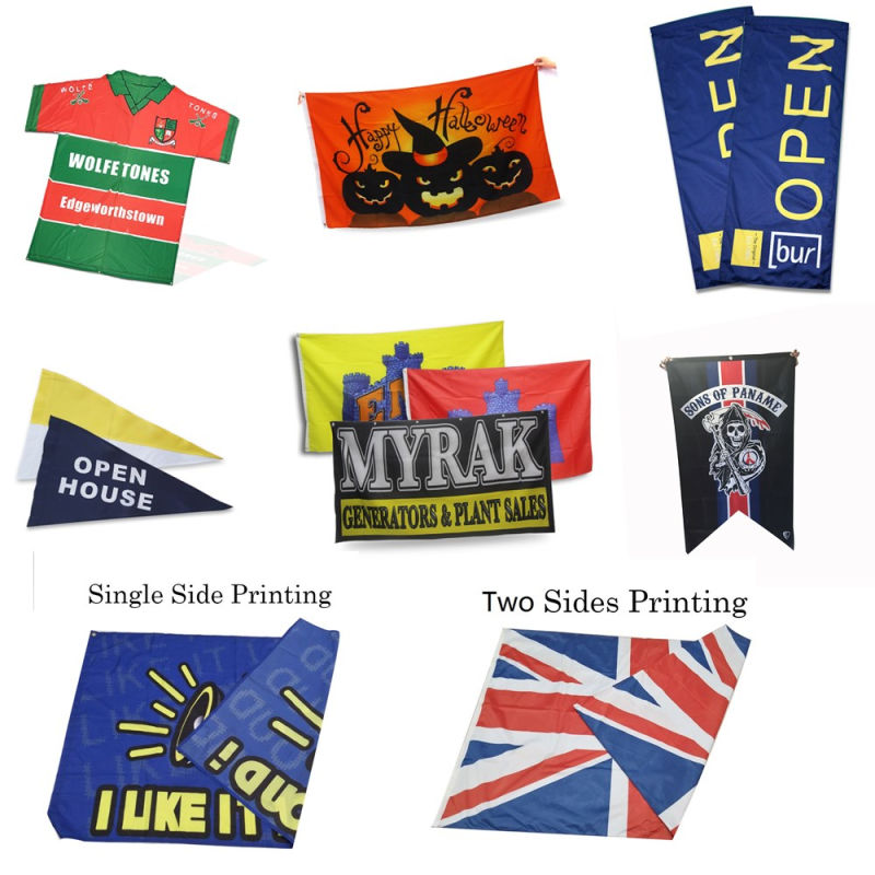 Digital Printed or Screen Printed Custom Flag Banner for Promotion