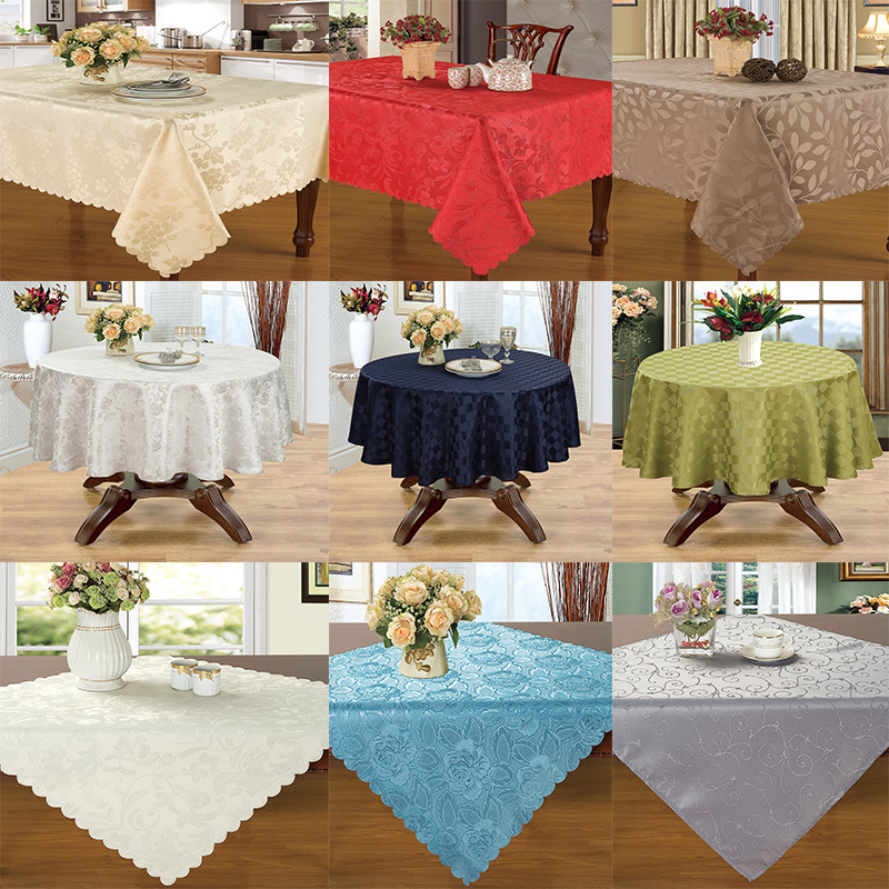 Nordic Style Printed Waterproof Cotton and Linen Custom Dinner Table Cloth