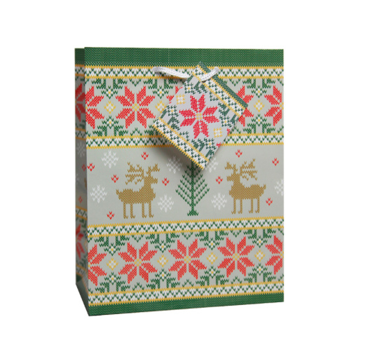 Customise Shopping Christmas Sacks Bags Paper Shopping Gift Bag